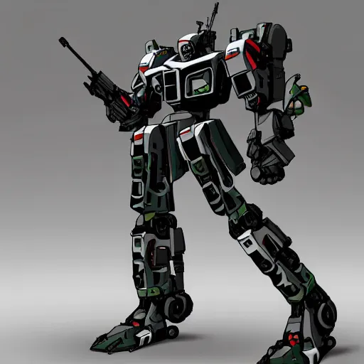 Image similar to sentient mecha m-16