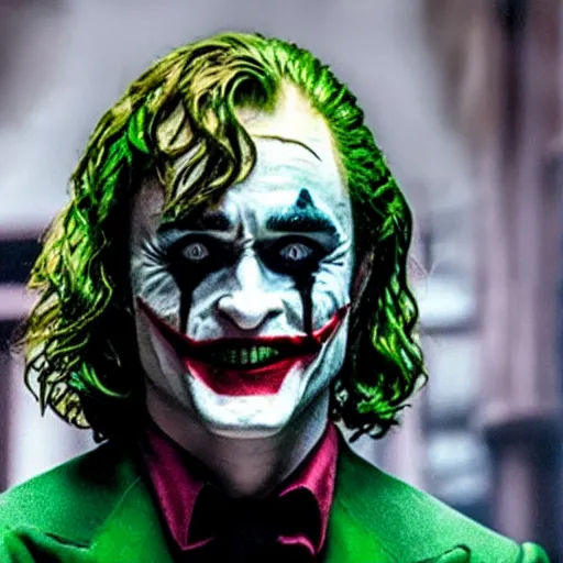 Image similar to film still of Daniel Radcliffe as joker in the new Joker movie
