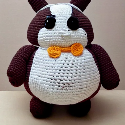 Image similar to crochet pattern of big chungus