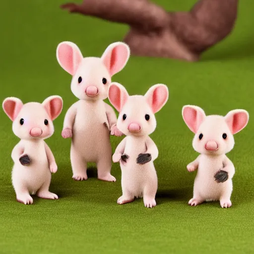 Image similar to Calico critters Aardvark family