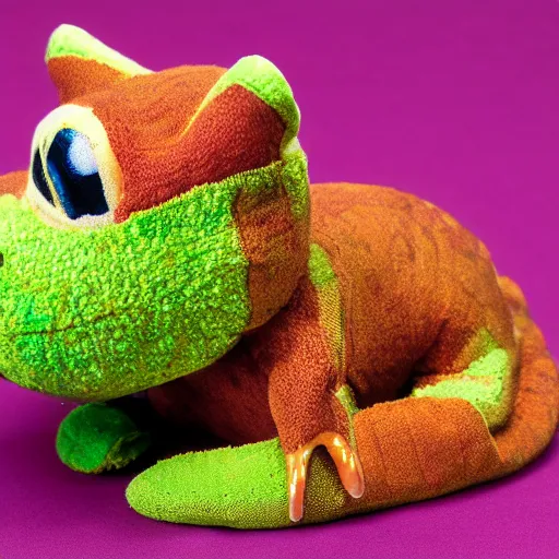 Prompt: salamander beanie baby