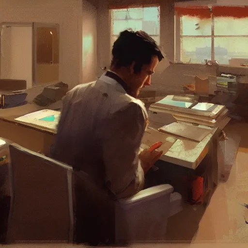 Image similar to the office, craig mullins