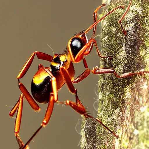 Prompt: antweb camponotus face