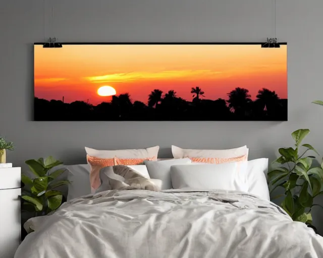 Image similar to sunset that looks like the cast of friends. cheesy dorm room poster