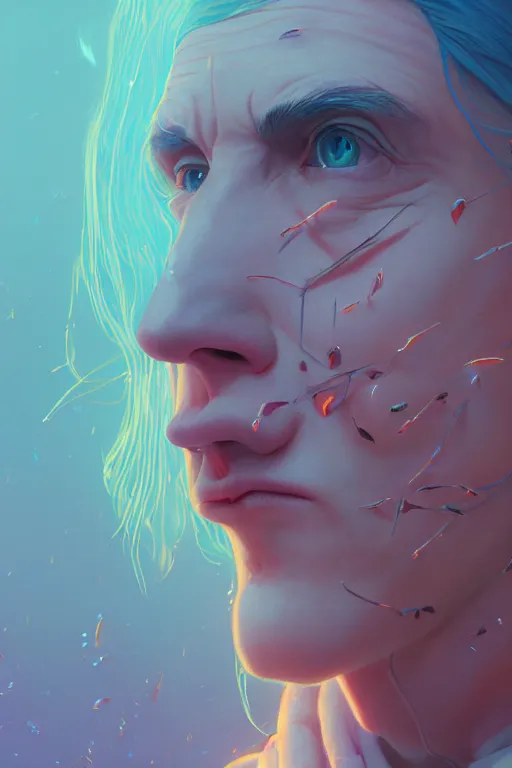 Prompt: highly detailed surreal vfx portrait of a game main hero, analogous colors, stephen bliss, unreal engine, greg rutkowski, loish, rhads, beeple, makoto shinkai and lois van baarle, ilya kuvshinov, rossdraws, tom bagshaw, alphonse mucha, global illumination, detailed and intricate environment