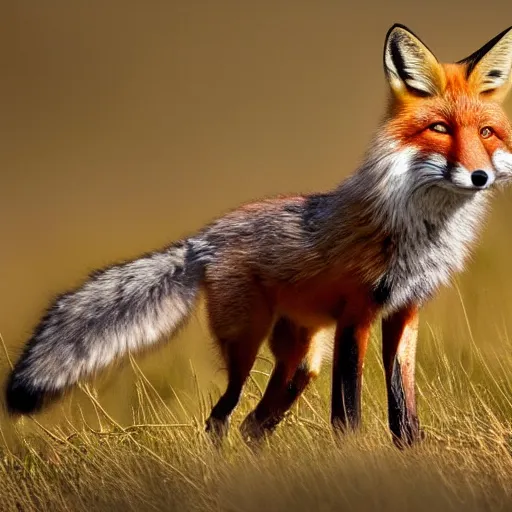 Prompt: a national geographic award winning photograph of a fox, nature photography, 4k, HD