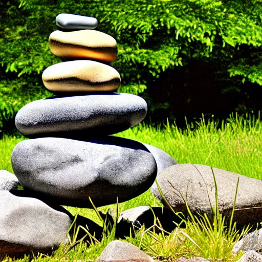 Image similar to zen cairn