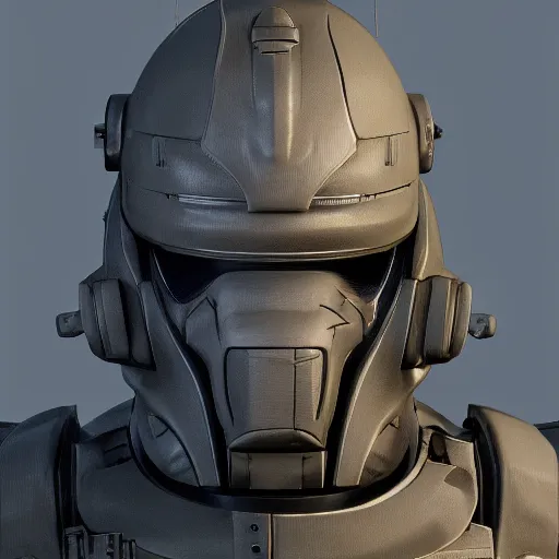 Image similar to 8 k, a hyper realistic space soldier, special forces, tactical gear, mecha, sci - fi, top teir artstation, dark fantasy, highly detailed, unreal engine, autodesk maya, zbrush,