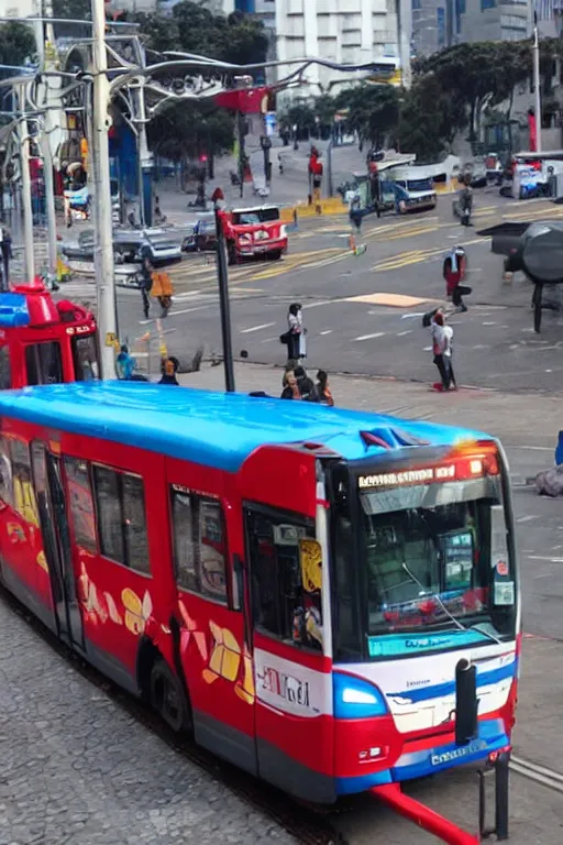 Image similar to transmilenio transformer