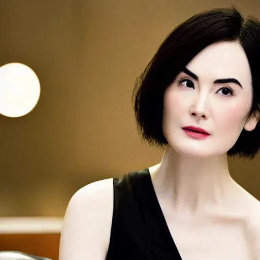 Prompt: face of Chinese Michelle Dockery