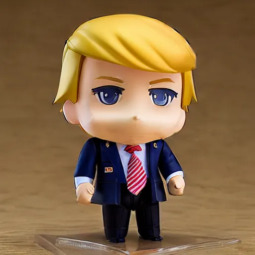 Image similar to donald trump nendoroid