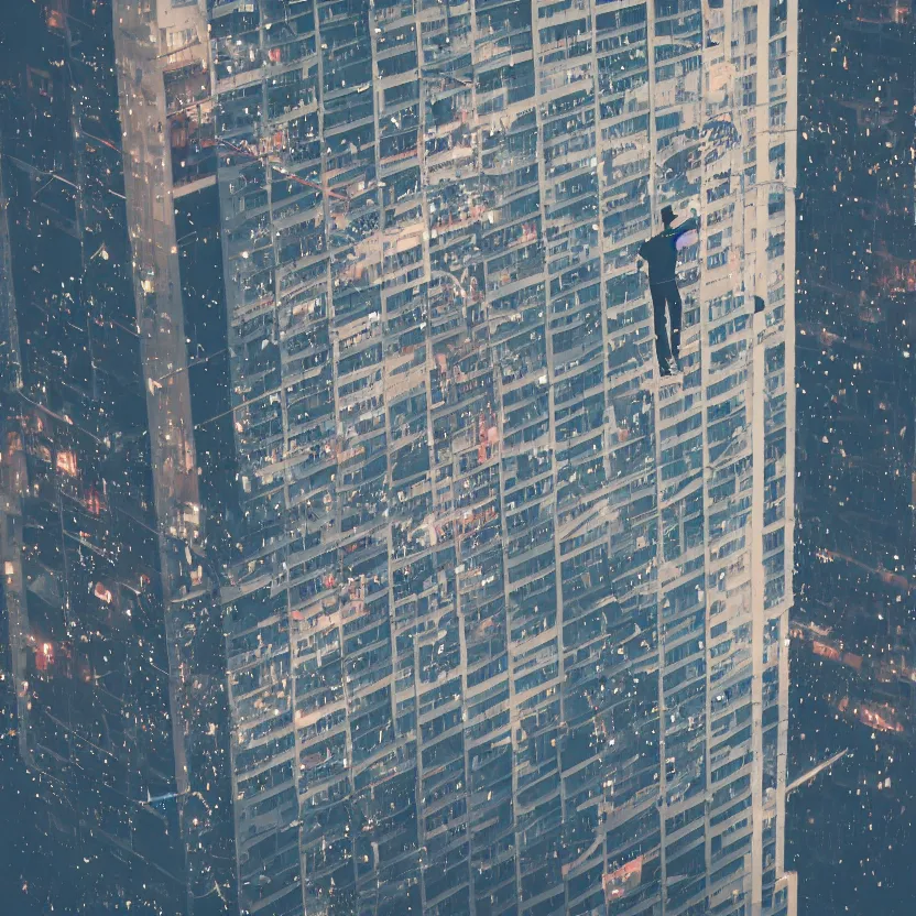 Image similar to a cyber boy ontop of a building, cyberpunk art by elsa bleda, by elsa bleda unsplash contest winner, aestheticism, dystopian art