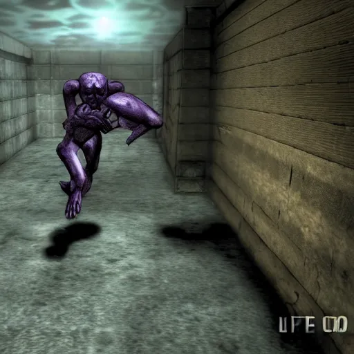 Image similar to Ao Oni in Fallout 3, gameplay, screenshot