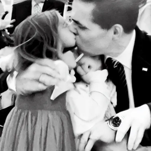 Prompt: Joe Biden kissing a little girl, 4k, photorealistic, high quality