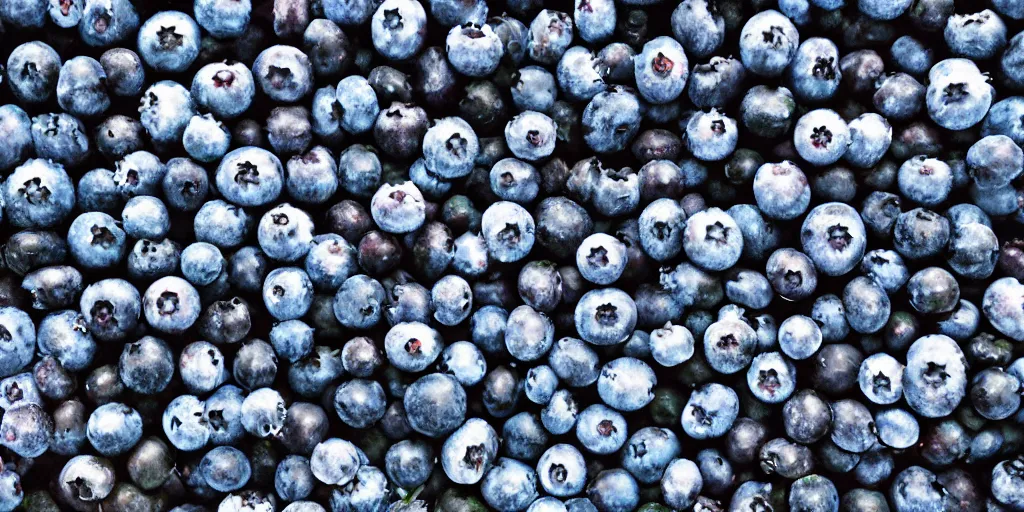 Image similar to artistic medium close-up stylized render of blueberry bushes in a forest. Digital art. 4K. Trending on artstation. Highly detailed. Nature. Artistic. Rustic. Nordic Wild