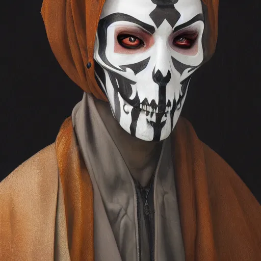 Prompt: a hyper realistic character concept art grim reaper, 4K symmetrical portrait, character concept art, Rendered in Octane, trending in artstation, cgsociety, 4k post-processing highly detailed,by wlop, Junji Murakami, Mucha Klimt, Sharandula, Hiroshi Yoshida, Tom Bagshaw, Ross Tran, Artgerm, Craig Mullins,dramatic, Junji Murakami, moody lighting rendered by octane engine,characters 8K symmetrical