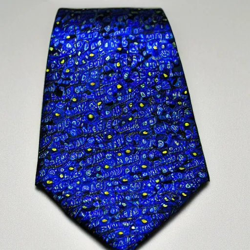 Image similar to Eccentric necktie, 8k, deep patterns, interesting colors