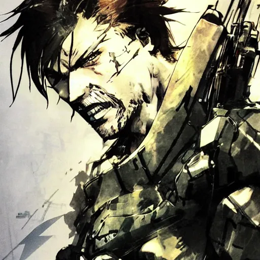 Prompt: by yoji shinkawa