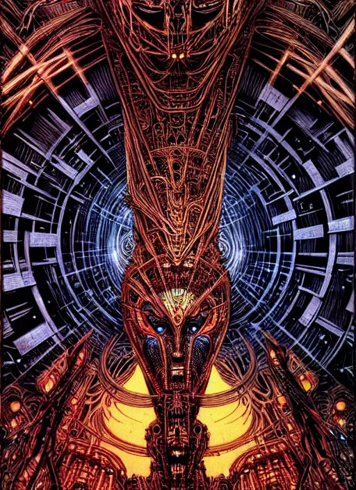 Metal Hurlant Cover By Philippe Druillet Rich Deep Stable Diffusion Openart