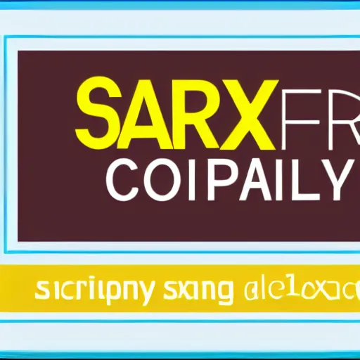 Prompt: logo of company Sarx