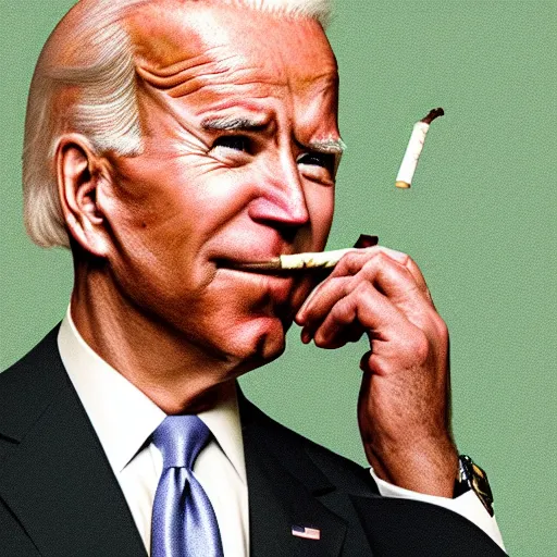 Image similar to joe biden smoking a tobacco pipe, photorealistic, ultra detailed, 8 k, high resolution