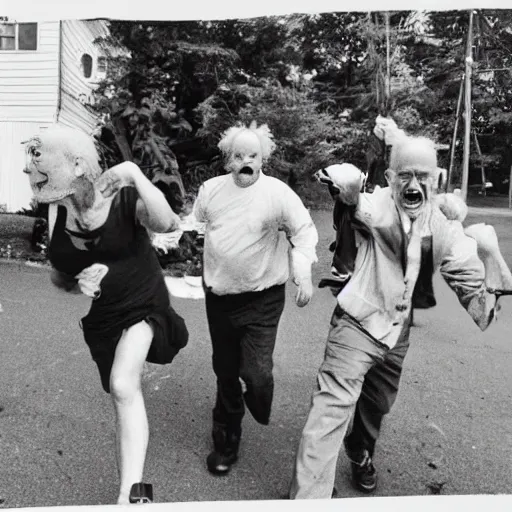 Image similar to found photo of trash humpers going wild