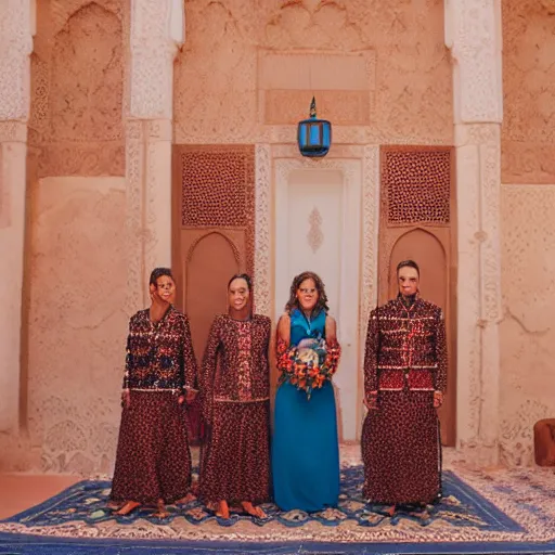 Prompt: a moroccan wedding