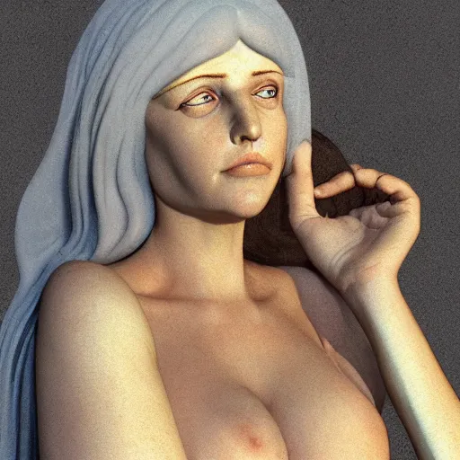 Image similar to gullivera, octane render, by milo manara, 3 d