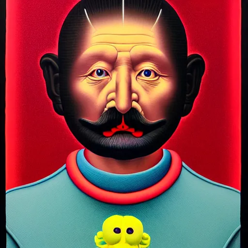 Image similar to medieval man by shusei nagaoka, kaws, david rudnick, airbrush on canvas, pastell colours, cell shaded, 8 k