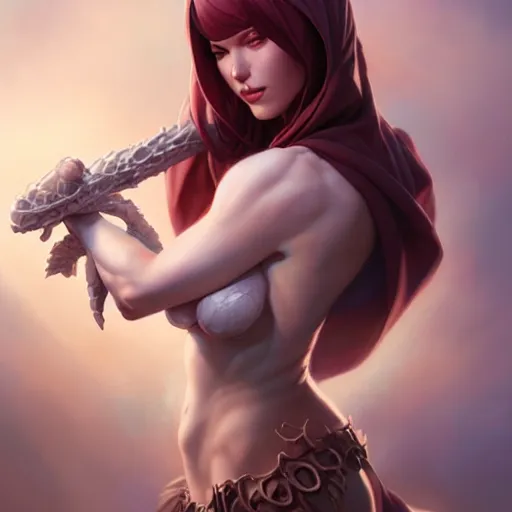 Prompt: skairipa , by artgerm, by krenz cushart, by peter kemp, by ross tran