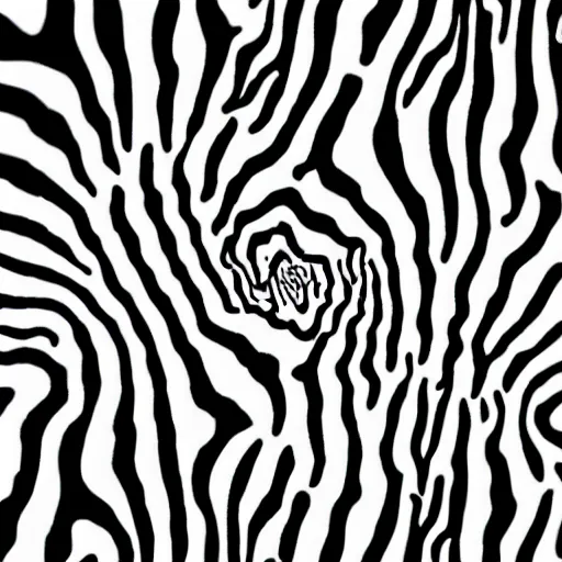 Prompt: mandelbrot zebra.