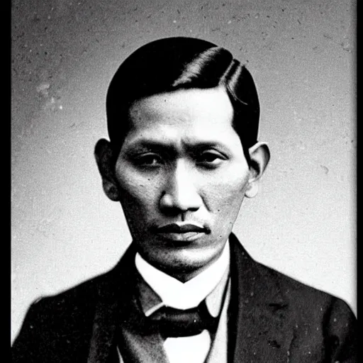 Image similar to photo portrait of jose rizal at 3 0 years old wearing modern clothes, photo taken in 2 0 2 0, detailed, award winning photography