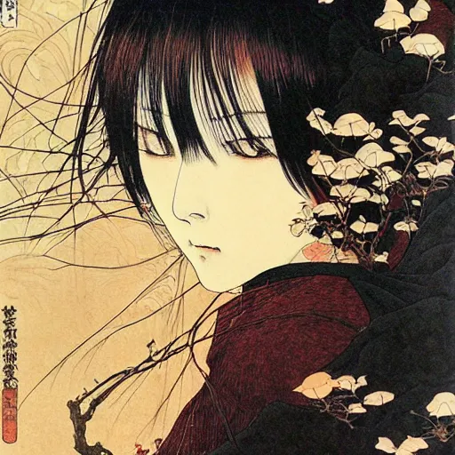 Image similar to prompt : portrait of magical muse soft light painted by takato yamamoto, inspired by ninja anime, smooth face feature, intricate oil painting, high detail, sharp high detail, manga and anime