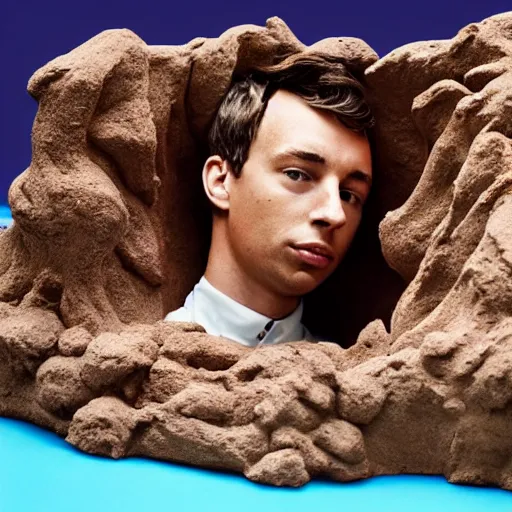 Image similar to flume, made of clay, claymation