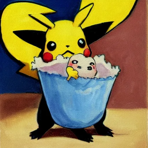 the surprised pikachu meme, hyper realistic