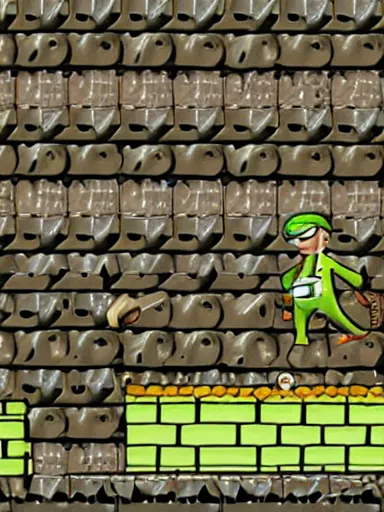 Image similar to crocodile plumber in the style of rutkowski