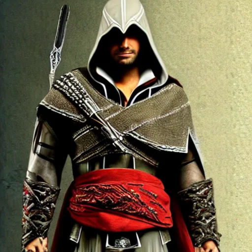 Image similar to ezio auditore as an aztec