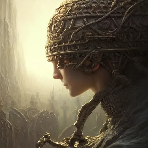 Image similar to gordian knot, fine art, awesome fantasy book cover on pinterest, award winning, dark fantasy landscape, fantasy magic, intricate, elegant, sharp focus, cinematic lighting, highly detailed, digital painting, concept art, art by wlop and artgerm and greg rutkowski, masterpiece, trending on artstation, 8 k