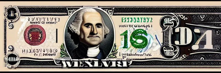 Image similar to Steve harvey as George Washington on the 1 dollar bill