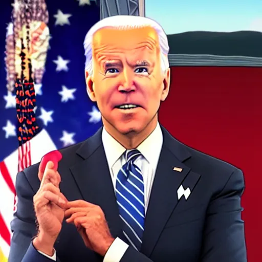 Prompt: Joe Biden is a Pokémon 4k