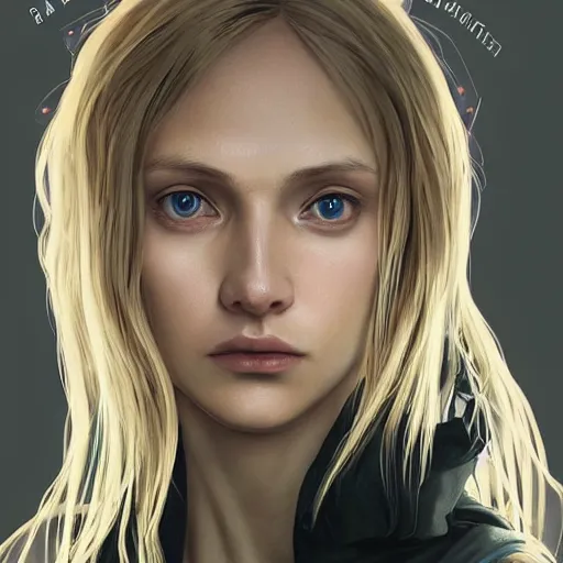 Blonde Girl from Death Stranding with thin lips, | Stable Diffusion ...