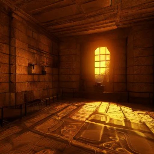 Prompt: chamber, fantasy, unreal engine, dramatic lighting