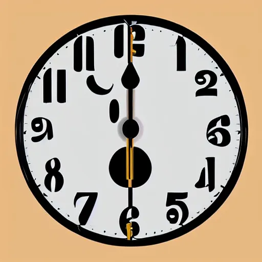 Image similar to clock arabic numerals