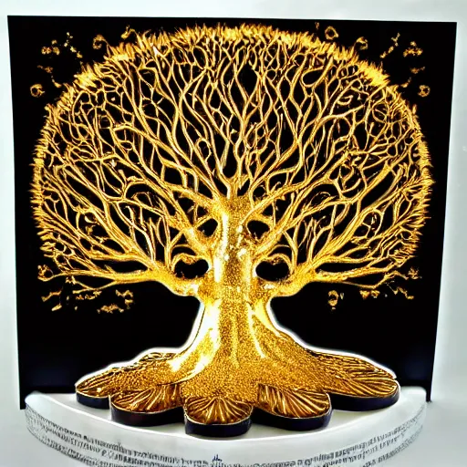 Prompt: the holy golden tree of life, amazing award winning cinematic, ultra detailed