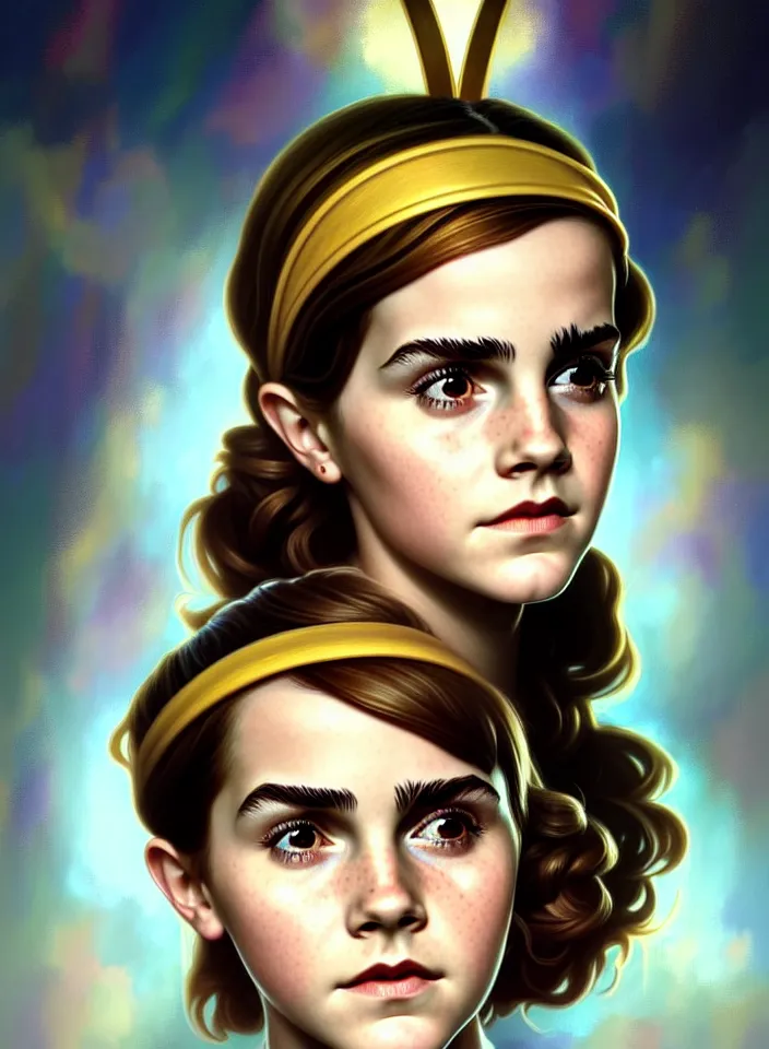 Prompt: symmetry!! face portrait of a young emma watson from bioshock, vintage dress, glowing headband!! underwater atmosphere, intricate, serene, highly detailed, digital painting, artstation, symmetric concept art, smooth, sharp focus, illustration, art by artgerm and greg rutkowski and alphonse mucha, 8 k