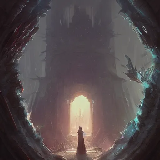 Image similar to fantasy portal by ross tran matte painting greg rutkowski digital art