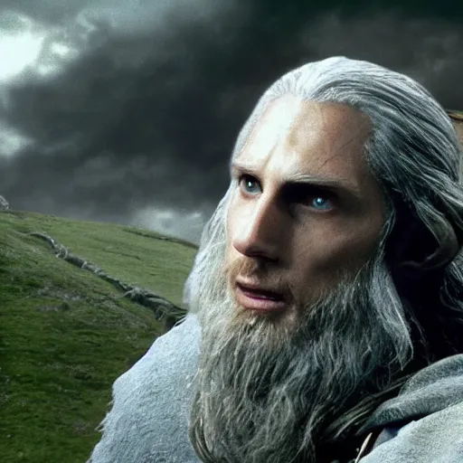 Image similar to Live Action Still of Jerma in The Lord of the Rings, real life, hyperrealistic, ultra realistic, realistic, highly detailed, epic, HD quality, 8k resolution, body and headshot, film still