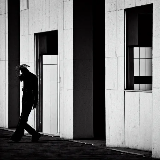 Image similar to lonely zombie by rupert vandervell