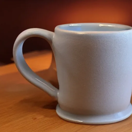 Image similar to a 3 d mug of a beautiful mug on a mug,