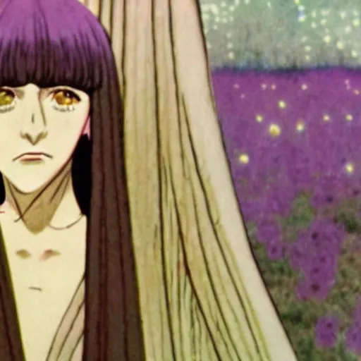 Image similar to still frame from Belladonna Of Sadness (1973)